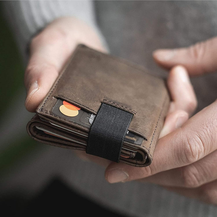 DONBOLSO Wallet 2, Slim mit Münzfach, Geldbeutel mit RFID Schutz, bis 12 Karten, Mini Portemonnaie f