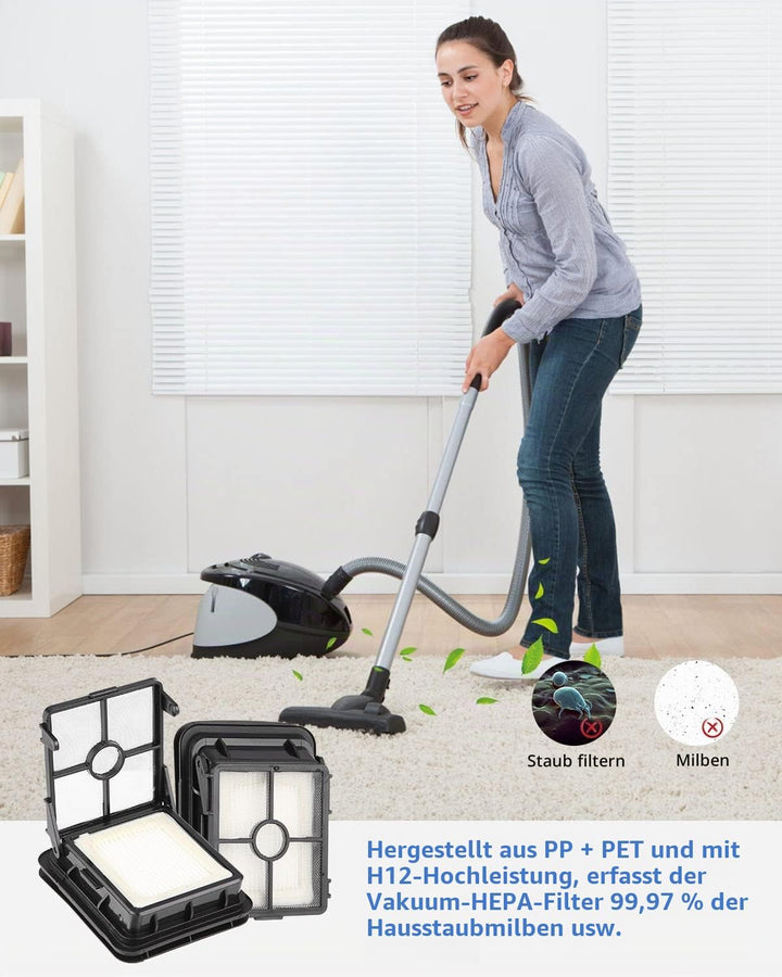 Zubehör für Bissell Crosswave 3-In-1,4 Bürstenrollen und 5 Ersatz Filter Kompatibel mit Bissell Vacu