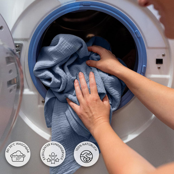 Betthimmel Babybett in 12 Farben [inkl. Himmelstange] - Himmel Babybett aus 100% Baumwolle Musselin