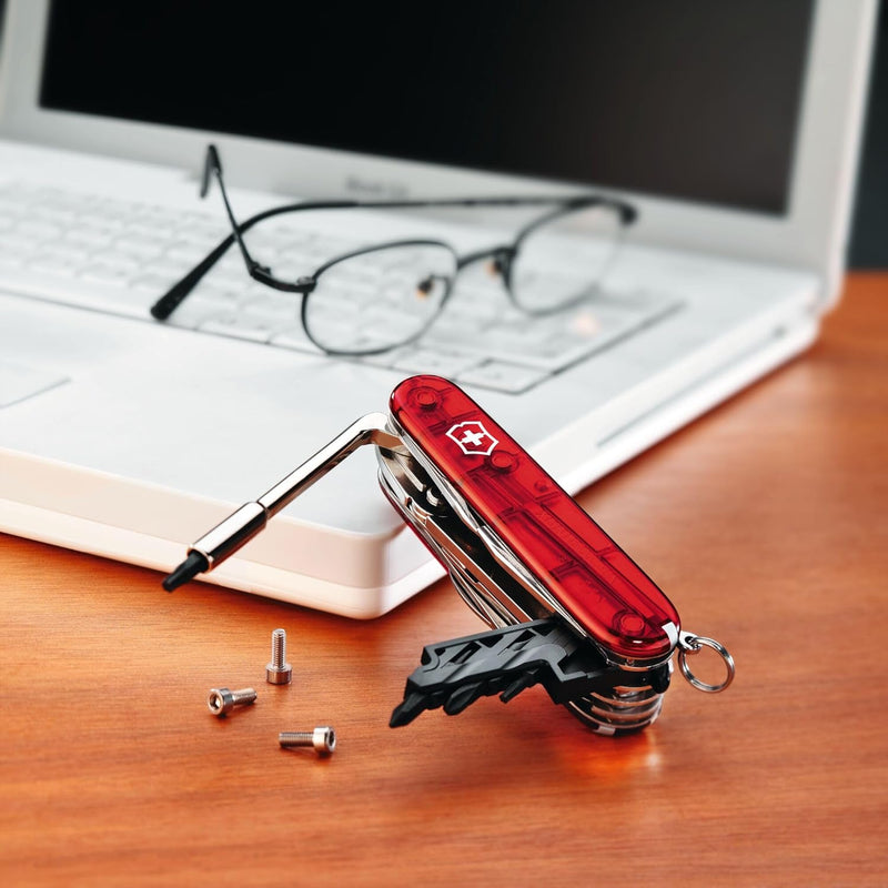 Victorinox Schweizer Taschenmesser Cyber Tool M, Swiss Army Knife, Multitool, 32 Funktionen, Klinge,