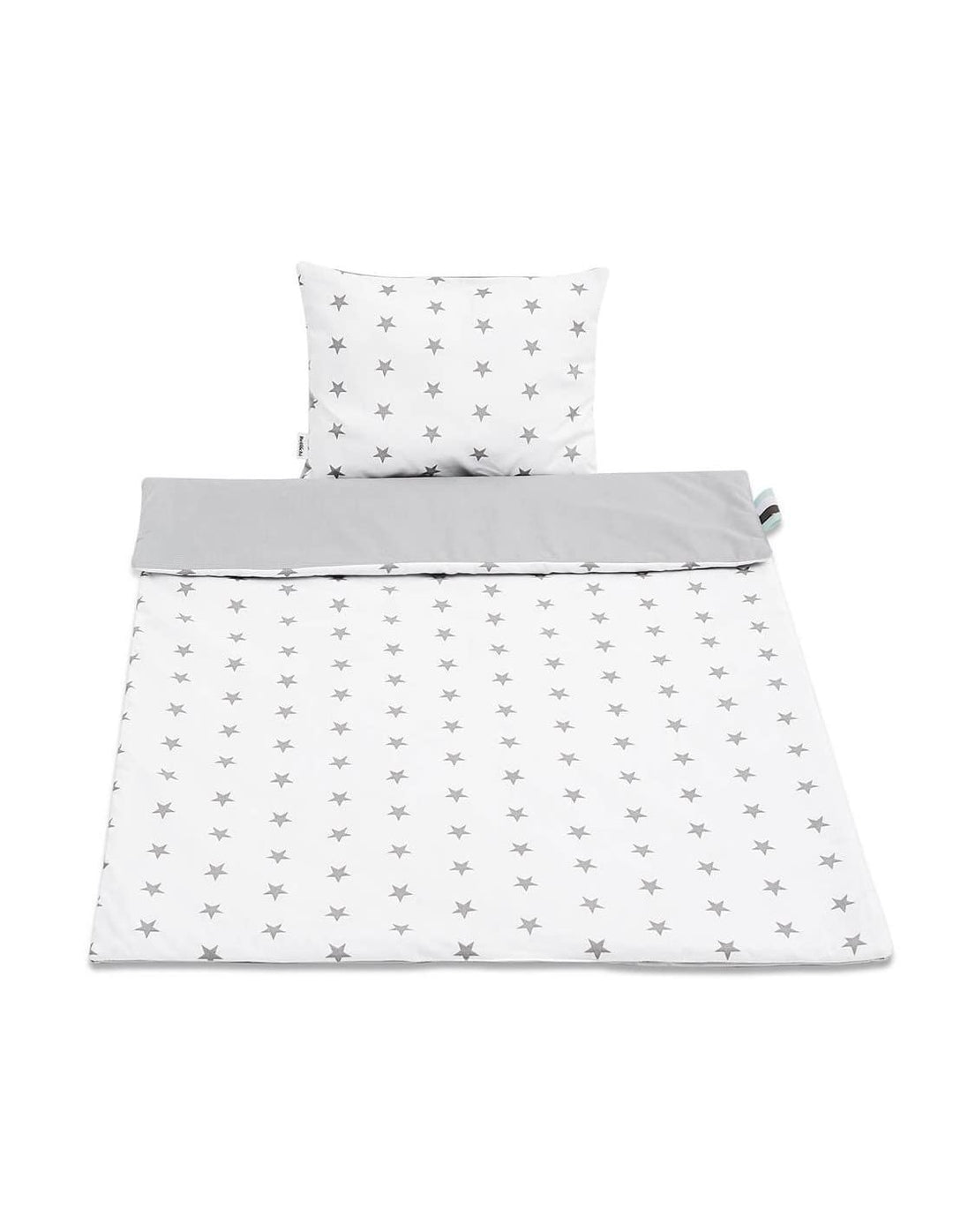 Bellochi Multifunktional Baby Decke Set - Doppelseitig Baby Bettwäsche 75x100 cm und Kissen 30x40cm