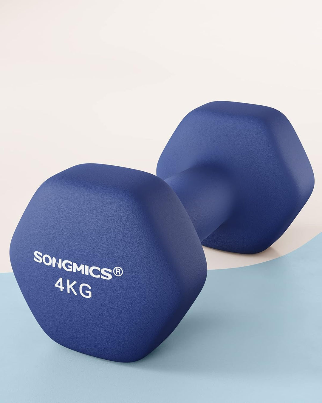 SONGMICS Hanteln, 2er Set,Hantelset, Kurzhanteln, Hexagon, Neopren-Beschichtung, Krafttraining, Work