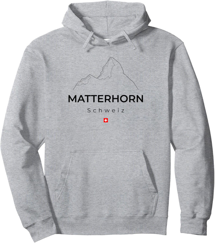 Matterhorn Schweiz Bergsteigen Wandern Klettern T-Shirt Pullover Hoodie