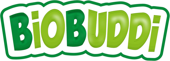 BIOBUDDI Bausteine zum Tiere Lernen, 27 Teile, 1 Platte, 100% kompatibel mit Lego & duplo, klimaneut