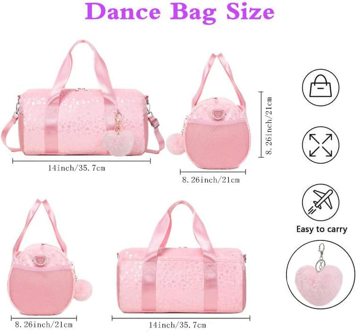 Jumpopack Rosa Balletttasche Mädchen mit Nassfach, Rosa