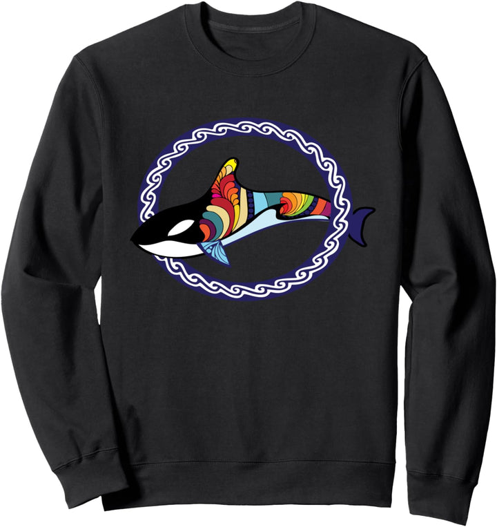 Rette die Wale Orca und Killer Wal Sweatshirt