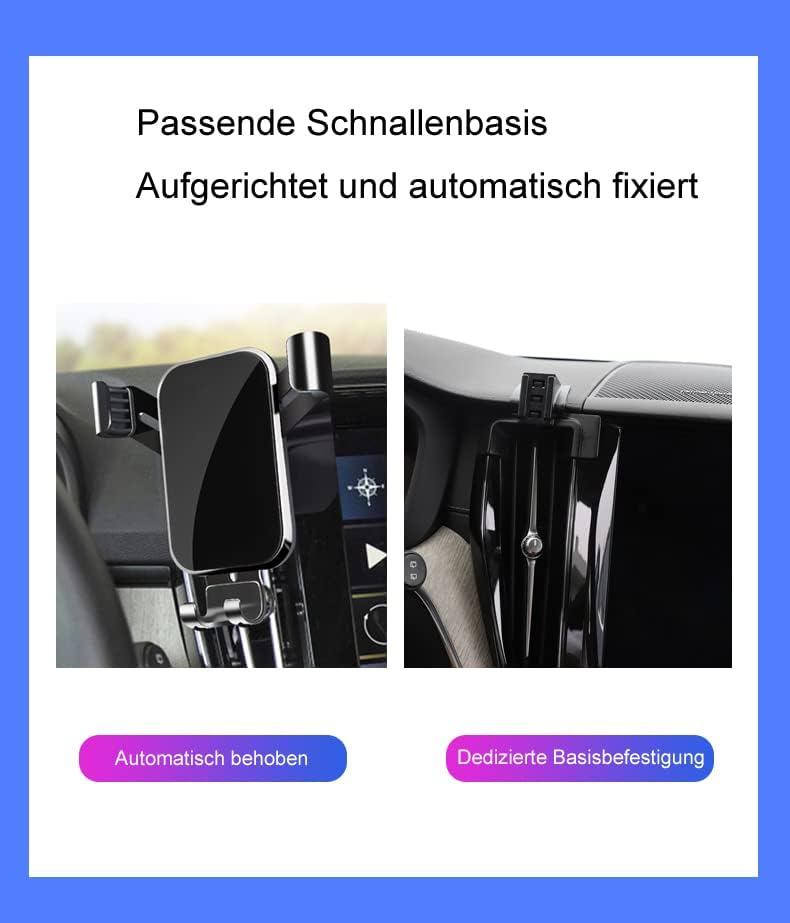 für Volvo xc60 zubehör telefonhalterung xc60 mittelkonsole navigationshalterung 2018 2019 2020 2021