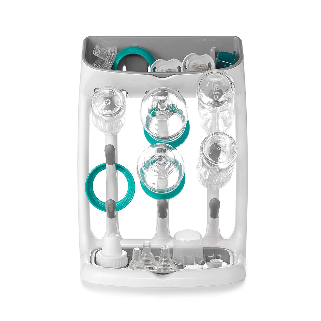 OXO Tot Space Saving Abtropfgestell Babyflaschen Silikon Kunststoff Acrylnitril-Butadien-Styrol, Bab