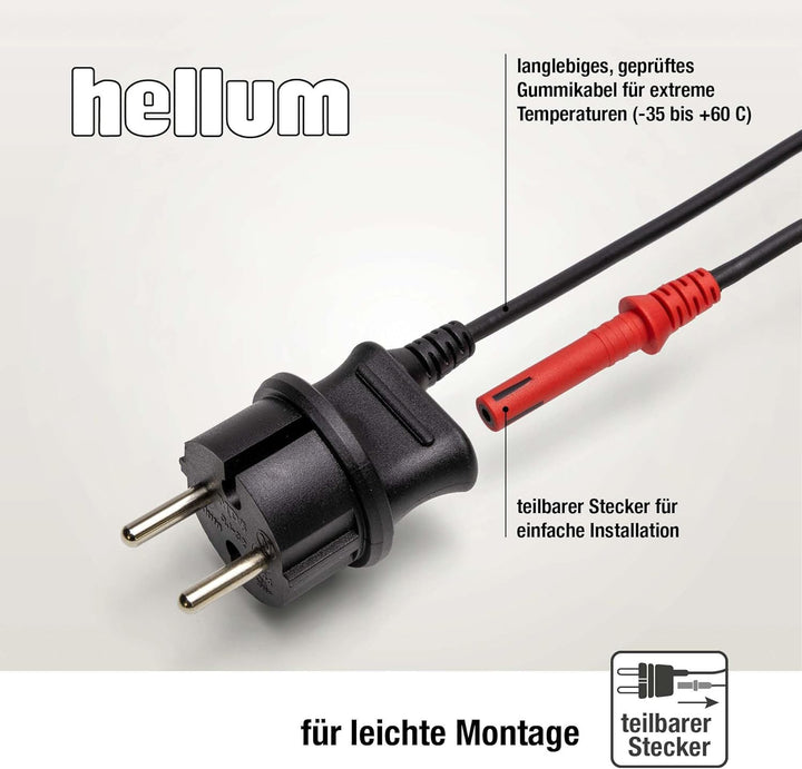 hellum Lichterkette aussen Weihnachten, Lichterkette Weihnachtsbaum Made-in-Germany, 11,2m Lichterke