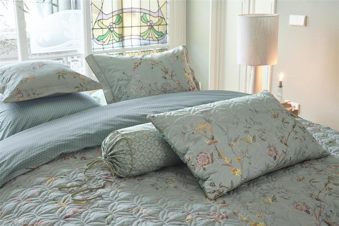 DE Pip Autunno Light Blue 155x220 1 Bettbezug 155 x 220 cm + 1 Kissenbezug 80 x 80, 1 Bettbezug 155