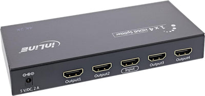 InLine 65010 HDMI Splitter/Verteiler, 4-fach, 4K2K kompatibel