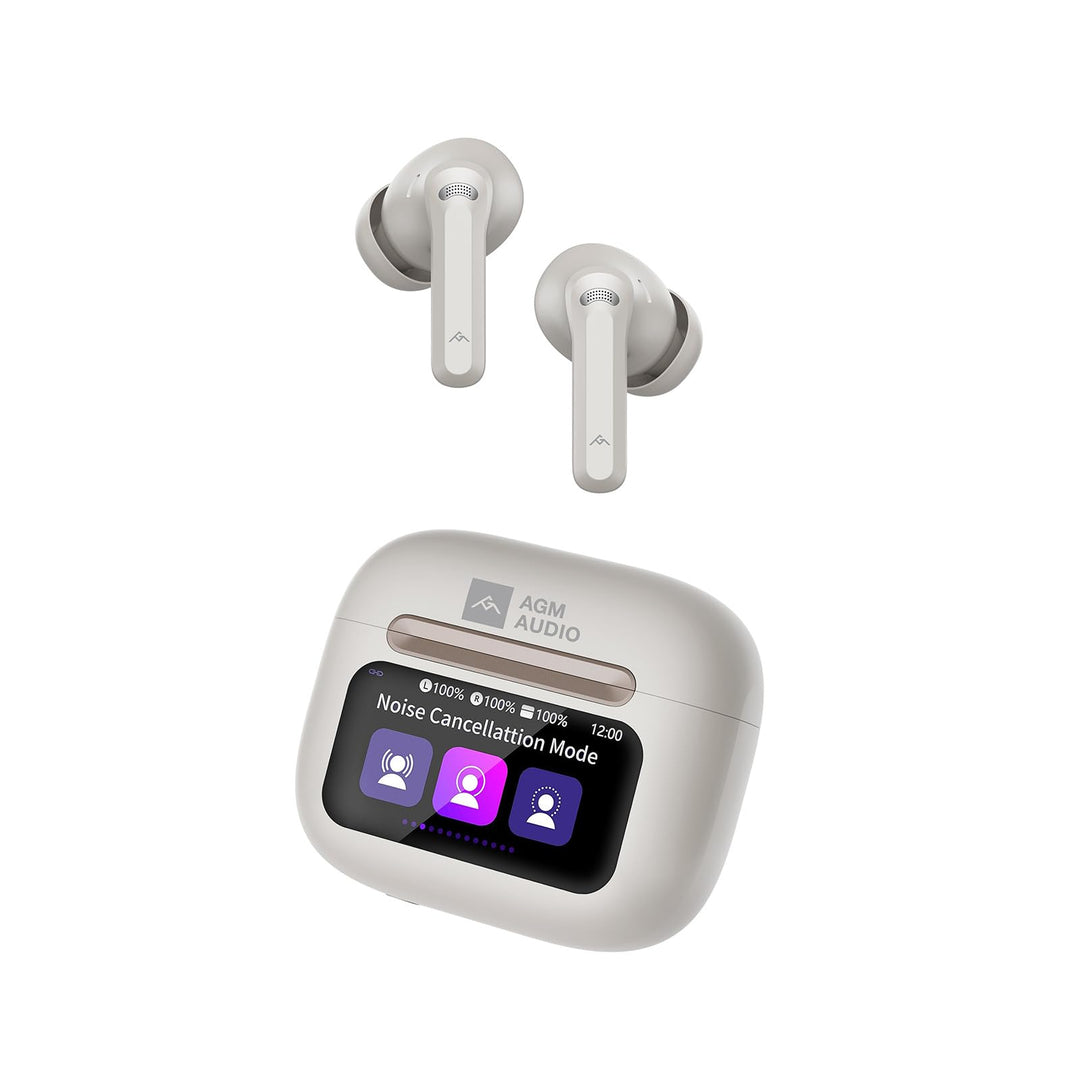 AGM Buds 9 In-Ear Bluetooth Kopfhörer,Drahtlose Kopfhörer mit Individuellem Sound,6H+24H Akkulaufzei