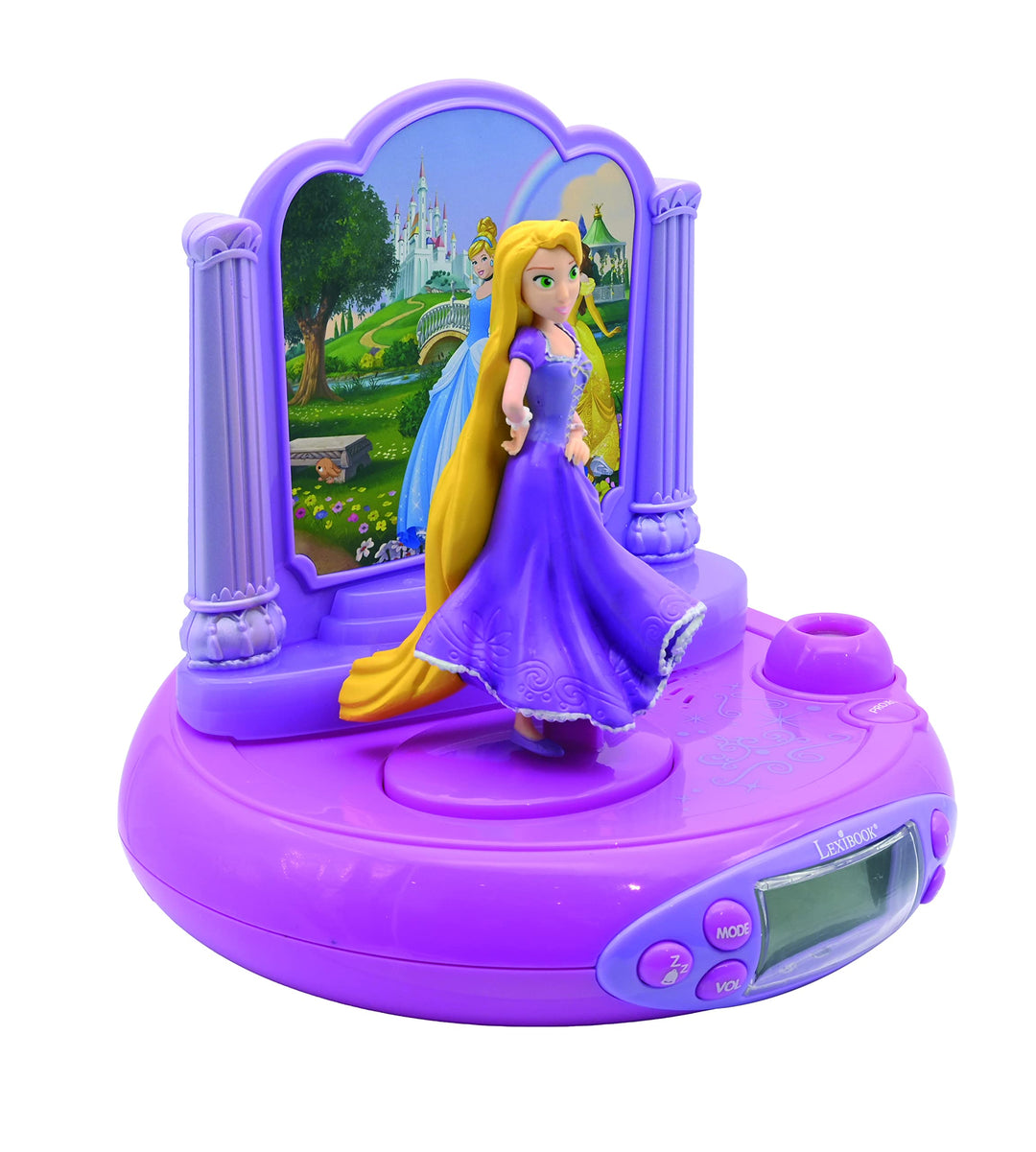 Lexibook, Disney Princess, Projektor-Radiowecker, RP515DPLXB