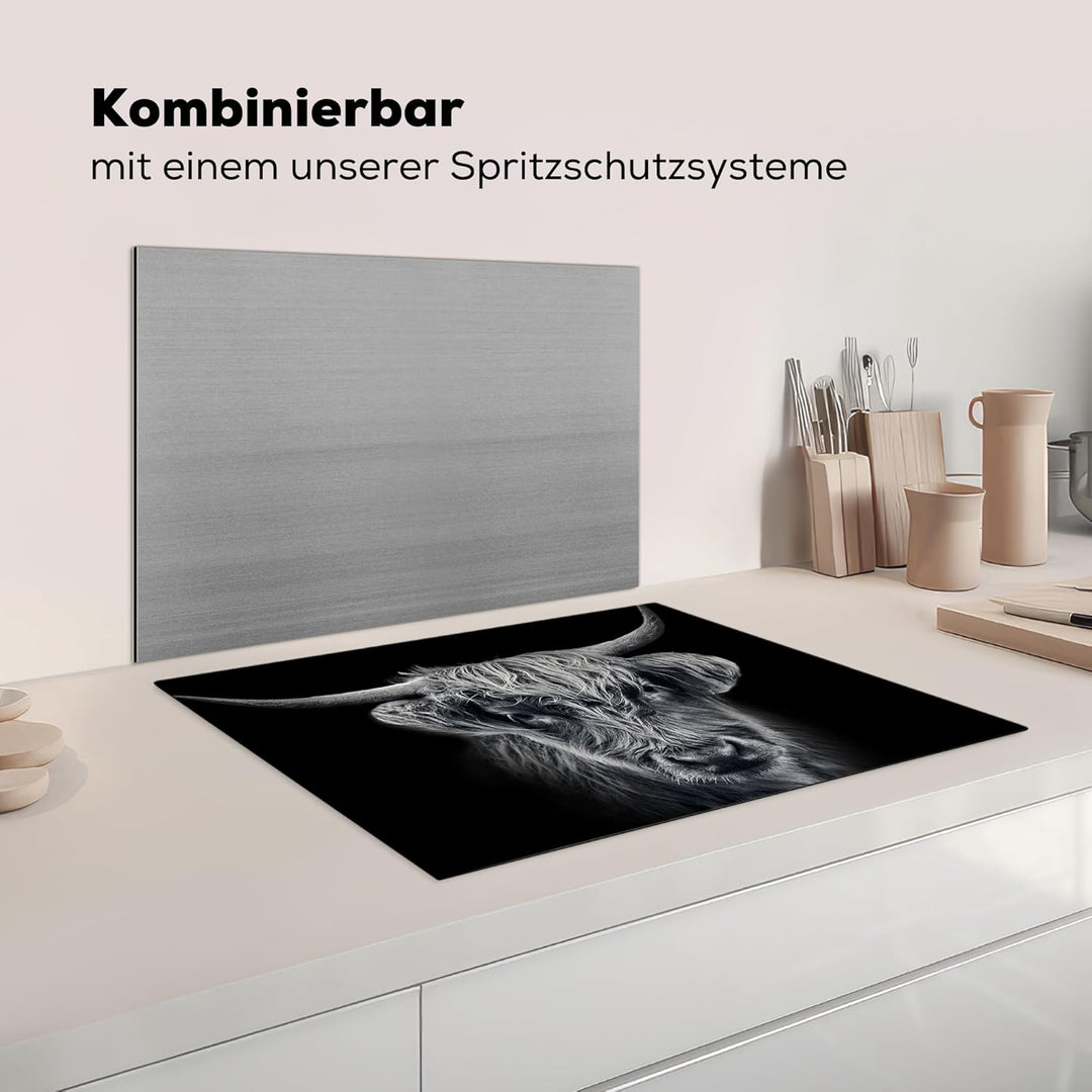 KitchenYeah© Herdabdeckplatte Einteilig Abdeckplatten Cerankochfeld Abdeckung Ceranfeld Herdplattena