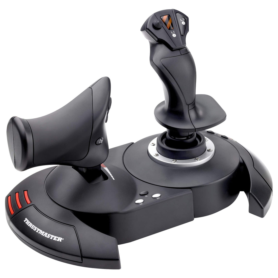 Thrustmaster T.Flight HOTAS X, Joystick und Schubhebel mit doppeltem Steuerrudersystem, Tasten und p