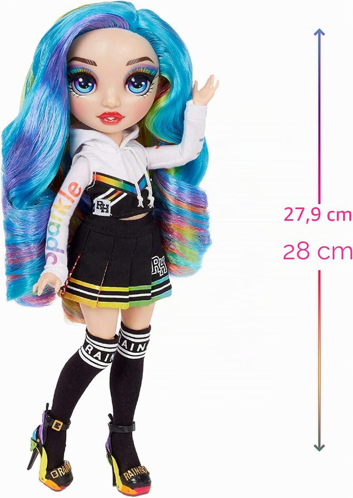 Rainbow High Fashion Doll - Amaya Raine - Regenbogen Puppe mit Luxus-Outfits, Accessoires und Puppen