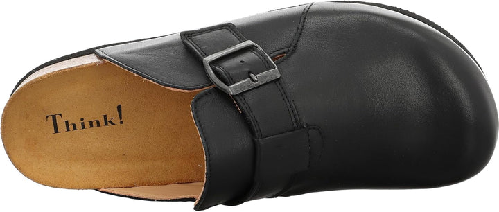 Think! Wolfi Nachhaltige Pantolette Herren Hausschuh 40 EU 0000 Schwarz, 40 EU 0000 Schwarz