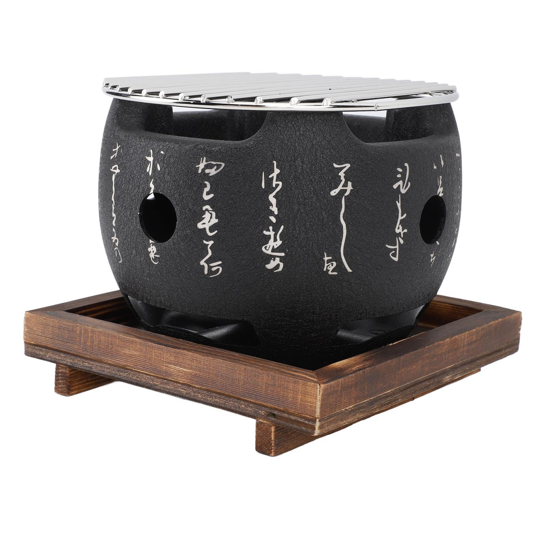 Kleine Holzkohle Tischgrill, Japanischer Grill BBQ Holzkohlegrill Tragbarer Campinggrill Kohlegrill