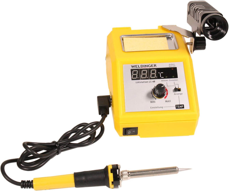 WELDINGER Elektronische Lötstation LS 48 150°- 420° C stufenlos regelbar 48 W 5 Jahre Garantie Einze