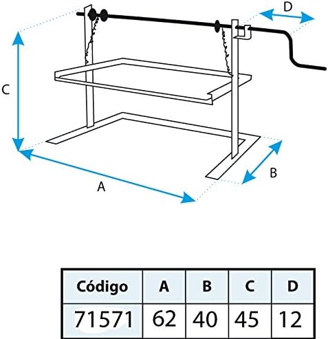 ImEx EL Zorro 71570 Verstellbare Halterung, 71571 62 x 42 x 43 cm, 62 x 42 x 43 cm