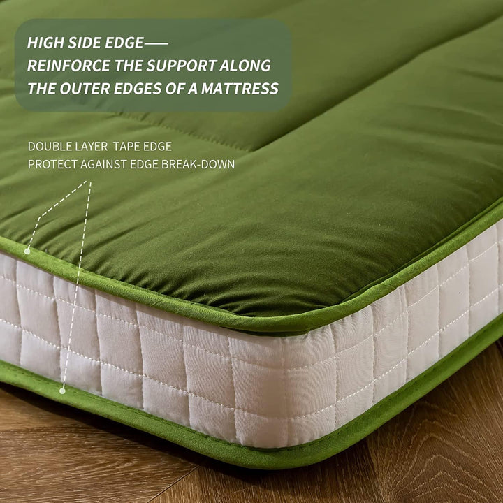 MAXYOYO Futon Matratze, Gepolsterte Japanische Bodenmatratze Gesteppte Bett Matratzenauflage, Extra