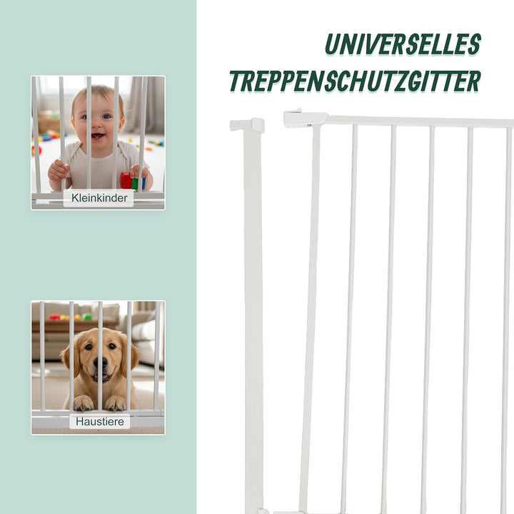 Relaxdays Treppenschutzgitter, 95–100 cm, ohne Bohren, Baby &amp; Kleinkind, Treppe &amp; Tür, Türschutzgitt