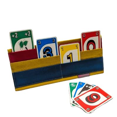 Spielkartenhalter aus Stoff - Handgefertigt & Praktisch | Ideal für Kinder, Senioren & Menschen mit
