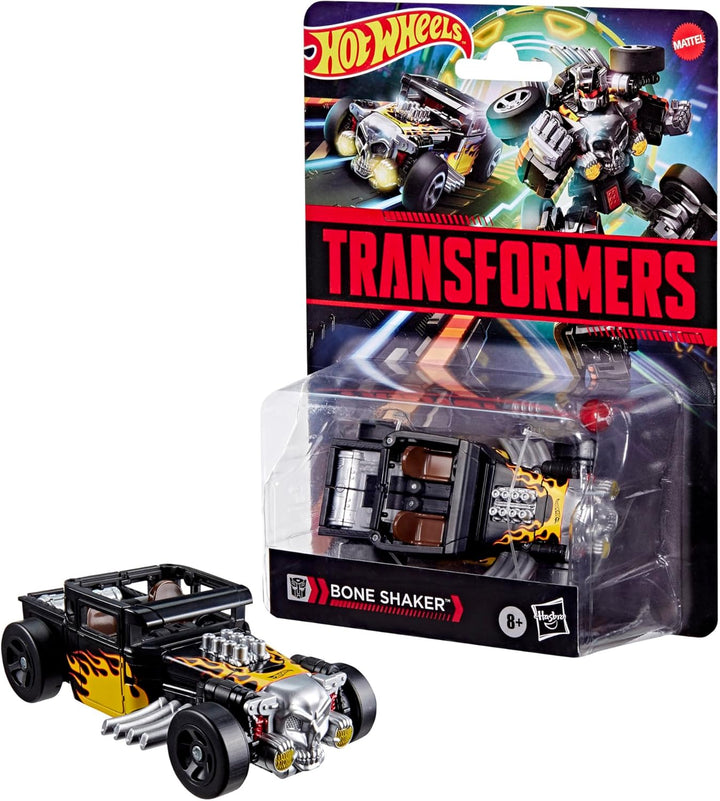 Transformers Collaborative Hot Wheels® x Bone Shakerä verwandelbare Action-Figur