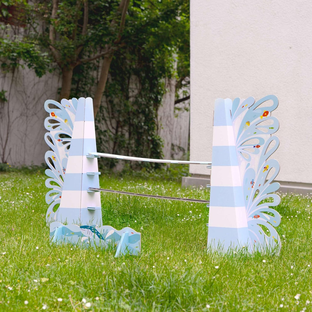Hobby Horse Hindernis für Kinder für Steckenpferde Stockpferde 162 x 20 x 95 cm Ideal für Kindergebu