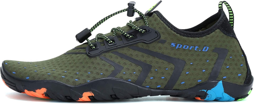 SAGUARO Unisex-Erwachsene Badeschuhe Atmungsaktiv Dicke Sohle Gr.36-46 40 EU Reines Grün, 40 EU Rein