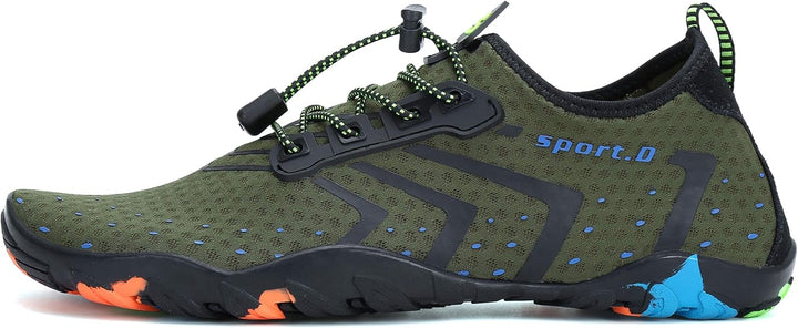 SAGUARO Unisex-Erwachsene Badeschuhe Atmungsaktiv Dicke Sohle Gr.36-46 40 EU Reines Grün, 40 EU Rein