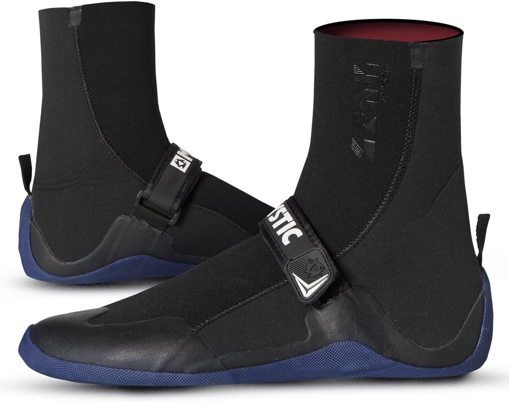 Mystic Watersports - Surf Kitesurf & Windsurfing Star 5MM Runde Zehenstiefel Schwarz - Unisex - M-Fl