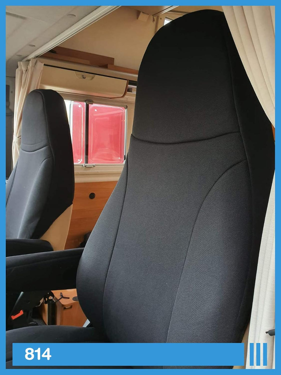 BREMER SITZBEZÜGE Mass Piloten Schonbezüge Sitzbezüge kompatibel mit Wohnmobil Camper Ducato Fahrer