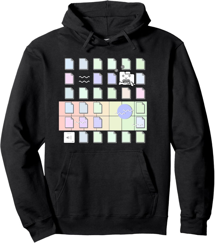Vaporwave Pastel Aesthetic | Kawaii | Harajuku Memphis Pullover Hoodie