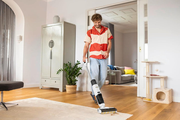 Kärcher Saugwischer FCV 2 Natural N, kabelloser Saugwischer mit 2 Reinigungsmodi, Akkulaufzeit: ca.