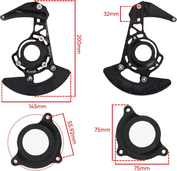 BESNIN Kettenführung ISCG-05 Mountainbike Kettenführung Bike MTB Kettenführung für 1x System ISCG-03