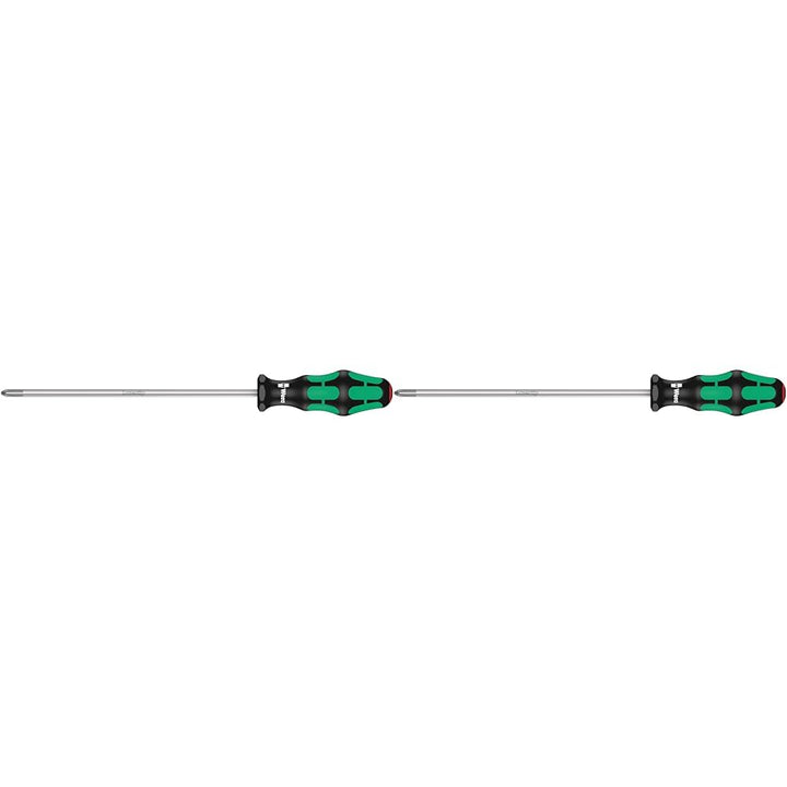 Wera 350 PH Schraubendreher für Phillips-Schrauben, PH 2 x 200 mm, 05008725001 (Packung mit 2) PH 2