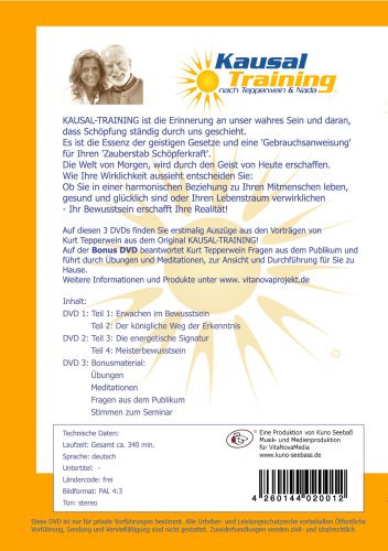 Kausal-Training - Ihr Bewusstsein erschafft Ihre Realität - Kurt Tepperwein live 2007 [3 DVDs], DVD