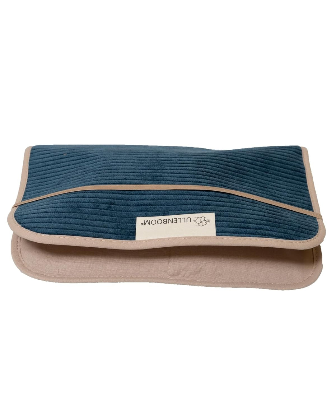 ULLENBOOM Windeltasche für unterwegs, Cord Petrol, Made in EU - Wickeltasche für bis zu 3 Windeln, F