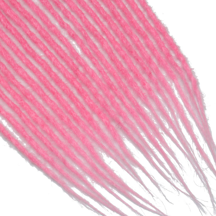 Dünne 0.6cm Synthetische Dreadlock Extensions Handgemacht 24 Zoll 20 Stränge Häkelhaar Lange Häkelzö