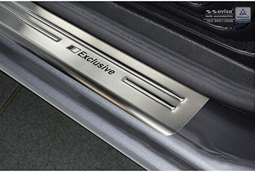 Avisa Edelstahl Einstiegsleisten kompatibel mit Mercedes Vito & V-Klasse W447 2014- - 'Exclusive' -