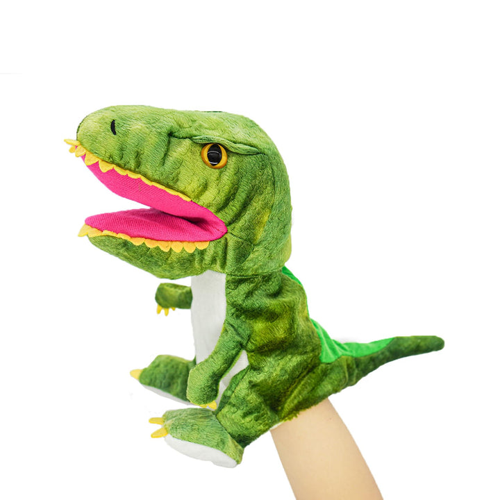 lilizzhoumax Dinosaurier Kuscheltier, Simuliertes Tier Dinosaurier Handpuppe aus Plüsch, Kawaii Nied
