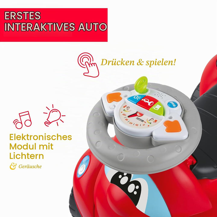 Chicco Billy Walk&amp;Ride Eco+, Erste Schritte, 2in1 Lauflerner und Fahrgerät, einfache Montage, ergono