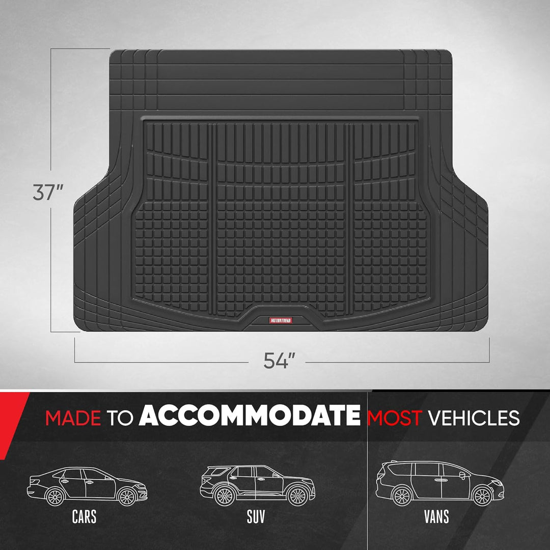 Motor Trend Premium FlexTough All-Protection Cargo Mat Liner - mit Traktionsgriffen & frischem Desig