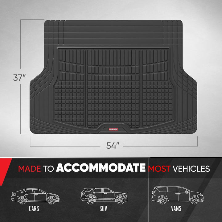 Motor Trend Premium FlexTough All-Protection Cargo Mat Liner - mit Traktionsgriffen & frischem Desig