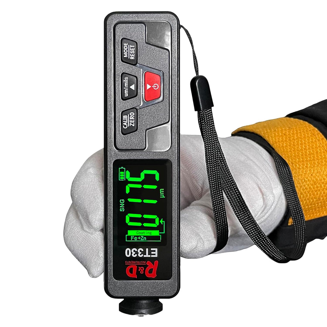 Schichtdickenmessgerät Lackdickenmessgerät für Auto Handheld Lackmesser ackmesser Farbtiefenmesser m
