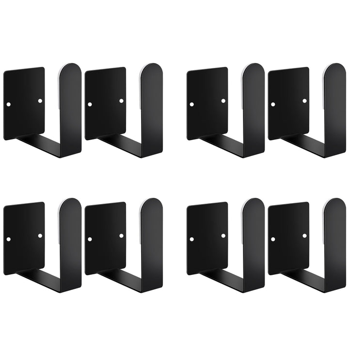 ANNGY Topfdeckelhalter, Edelstahl Wandmontage, 3M Selbstklebend Pfannendeckel Racks (4er Set) Stufen