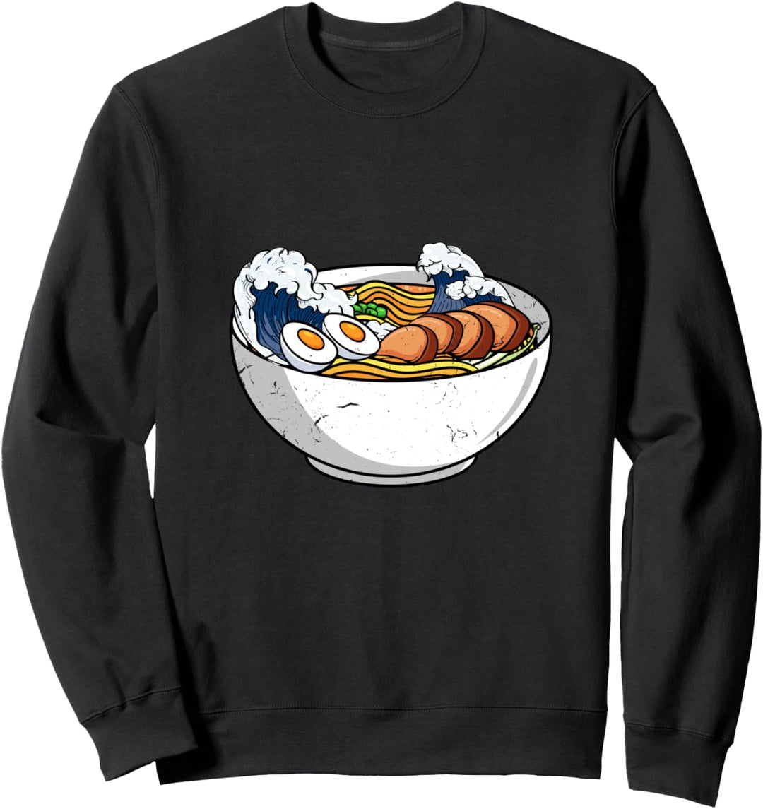 Japanische Ramen Nudeln Japan Noodles Anime Bowl Sweatshirt