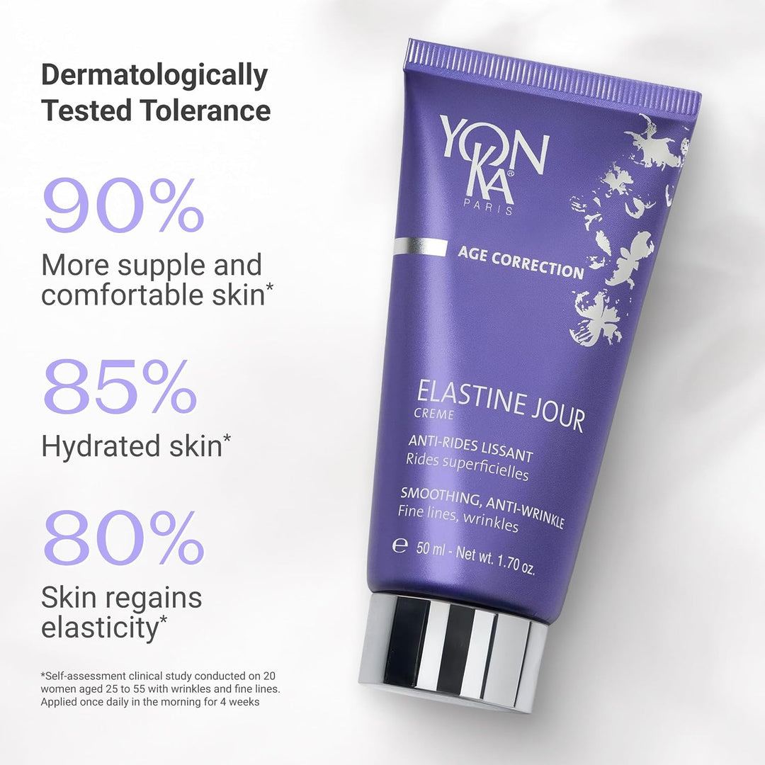 Yon-Ka Elastine Jour Cream 50 ml – Anti-Aging-Feuchtigkeits-Tagescreme für das Gesicht, mit Vitamin