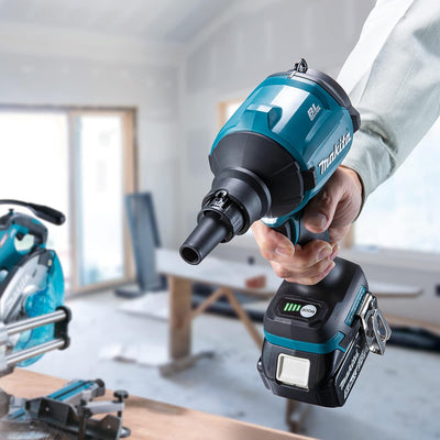 Makita DAS180RT 18V Li-Ion LXT Brushless Staubgebläse komplett mit 1 x 5,0 Ah Akku und Ladegerät